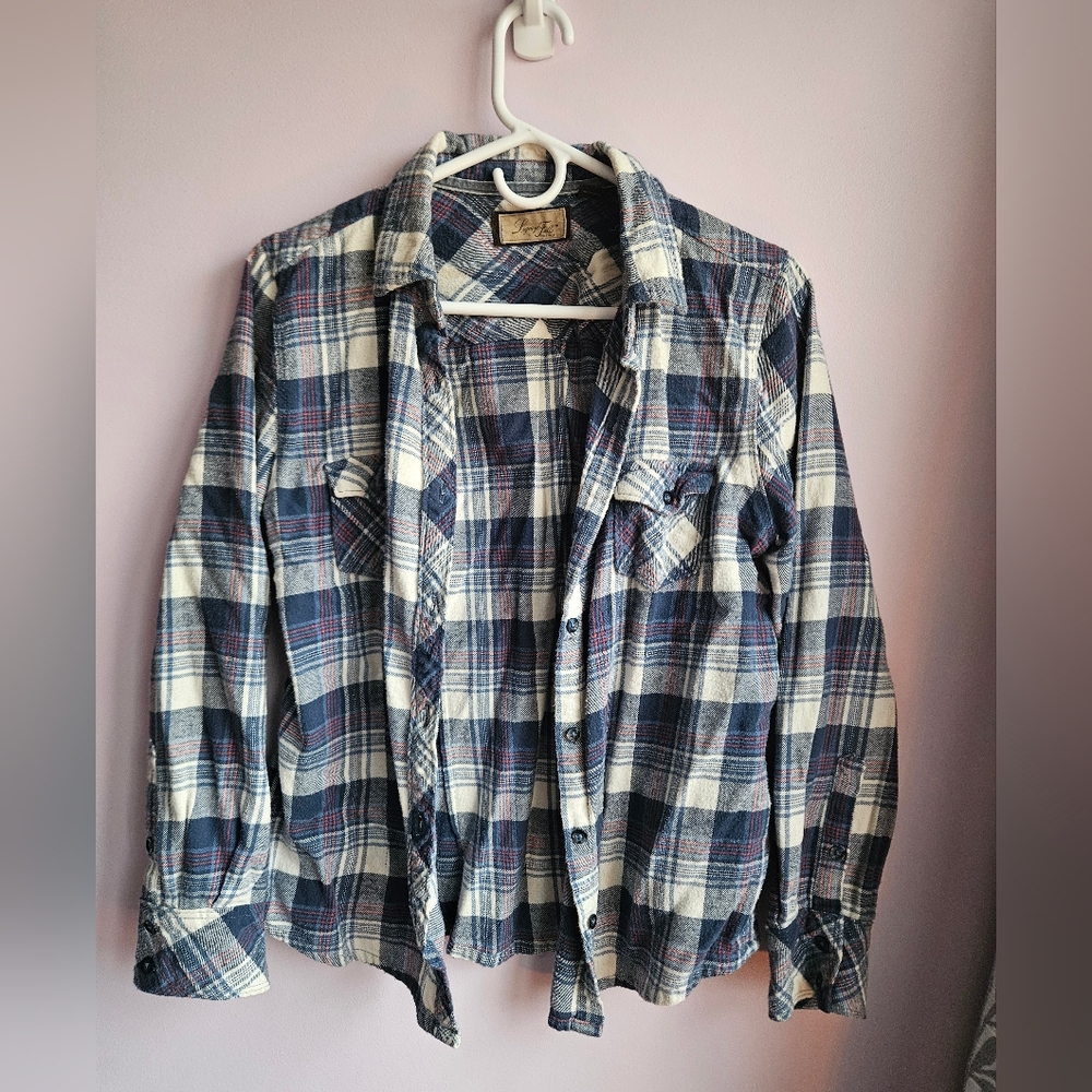 Stylish Plaid Button Down Shirt